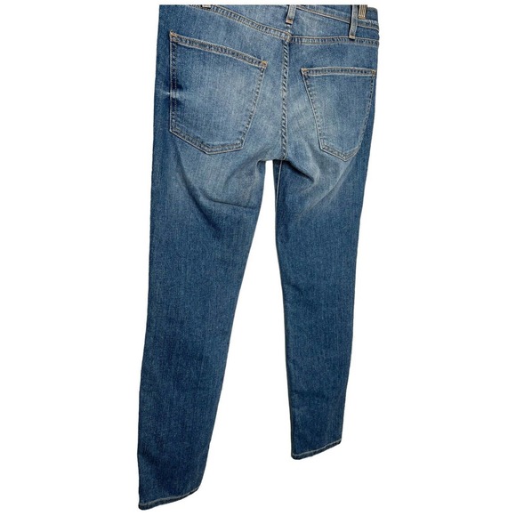 Current Elliott The Stiletto Ankle Skinny Carnival Blue 27 - Picture 10 of 14